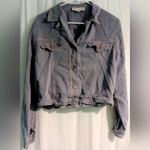 eco denim jacket 🌎